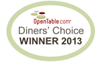 Reata Alpine 2013 Diners' Choice Award